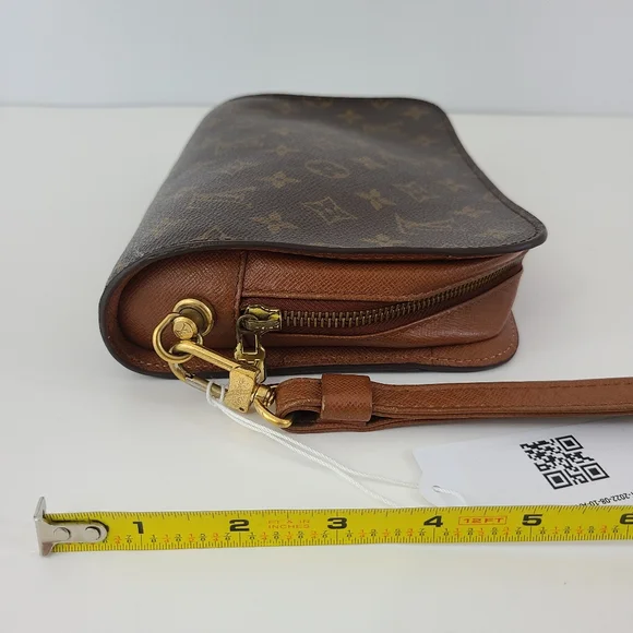 Louis Vuitton Orsay Clutch Lrg Large Monogram Monogramme Vintage VTG Leather - Picture 5 of 14